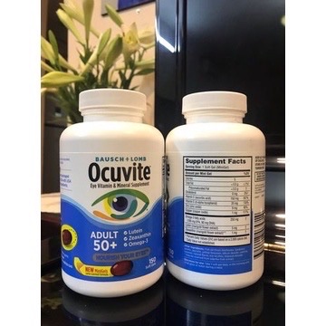 [Chuẩn Mỹ] Viên Uống Bổ Mắt Ocuvite Lutein 150 viên của Mỹ - dành cho người trên 50 tuổi
