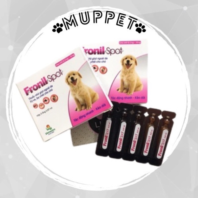 [Mã 55FMCGSALE1 giảm 10% tối đa 40K đơn 250K] Nhỏ gáy Fronil Spot - Diệt Ve Rận Cho Chó Mèo