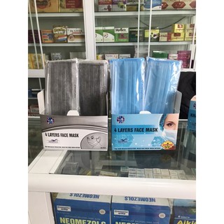 10 Chiếc Khẩu Trang Y Tế 4 Lớp Hapapolo
