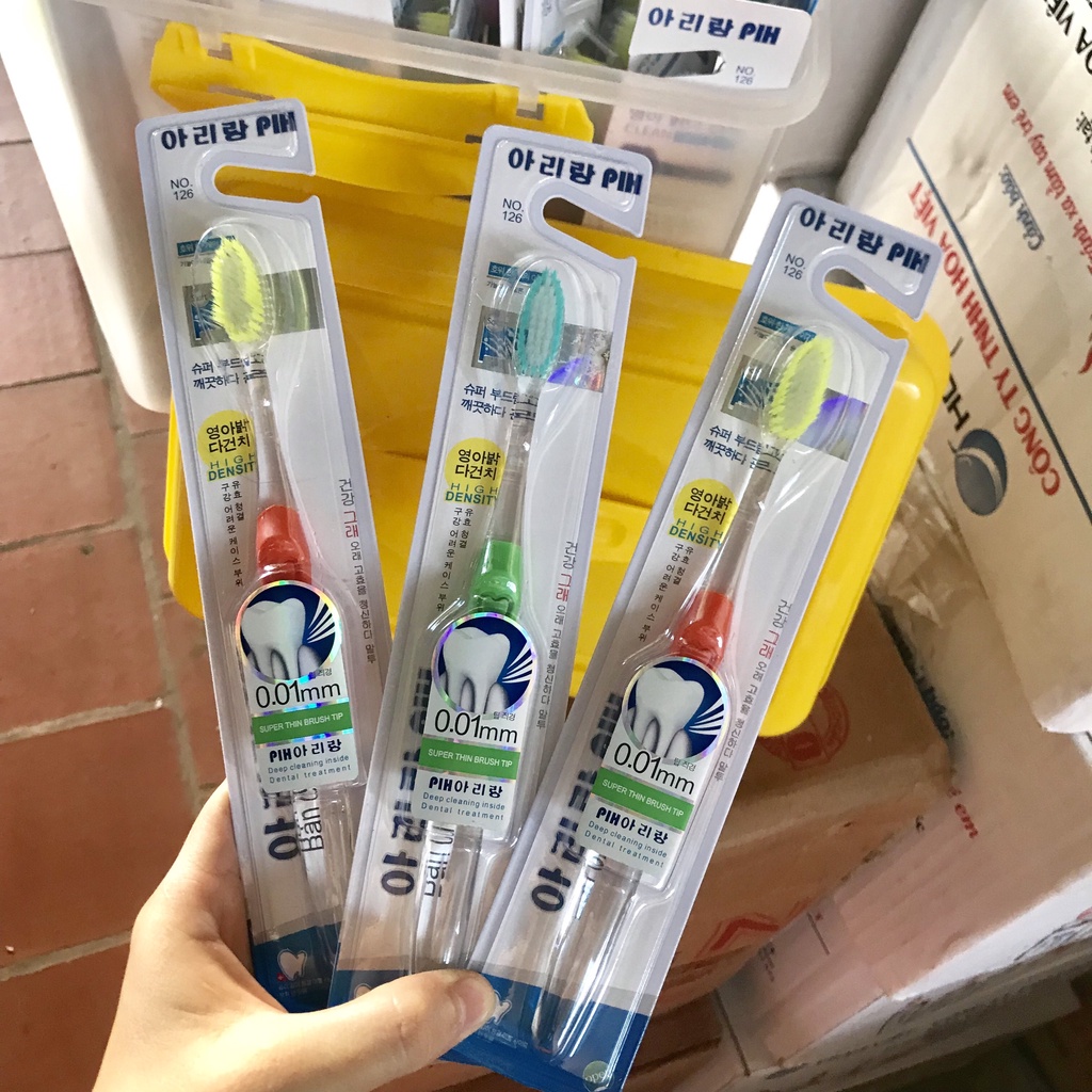 Bàn Chải Đánh Răng Hàn Quốc, Combo 45 Chiếc Bàn Chải Xô Nhựa