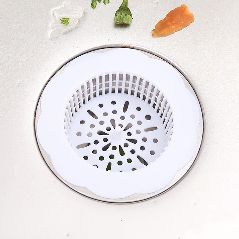 newhopetree Durable Sink Drain Filter Bathtub Hair Catcher Stopper Shower Hole Filter Cover