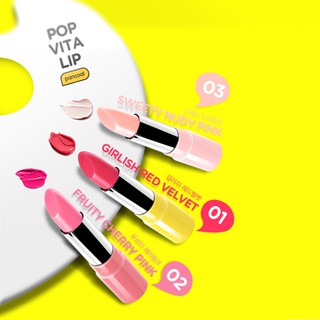 🍇🍓🍅 son 3 trong 1 pancoat pop vita lip 🍇🍓🍅