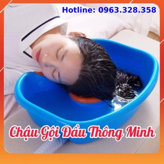 Chậu gội đầu tại giường cho người bệnh, máng gội đầu tại giường, chậu gội đầu tại nhà chất liệu nhựa cao cấp