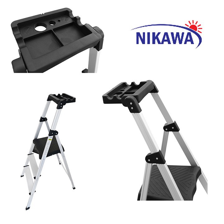 Thang nhôm ghế Nikawa NKP-03 - 3 bậc