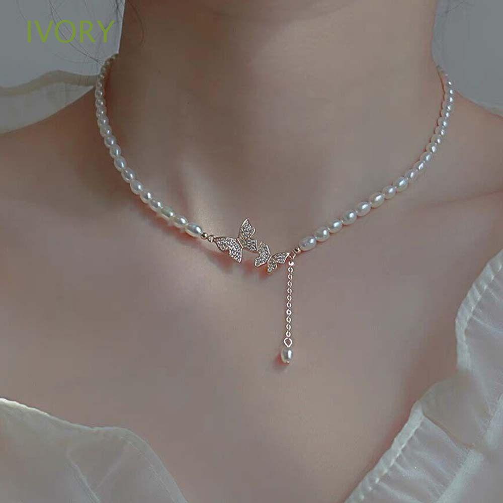 Vòng cổ Ngắn Phong Cách Pháp Cổ Điển Thời Trang Cho Nữ|Vòng cổ Mặt Hình Bướm Xinh Xắn Cho Nữ