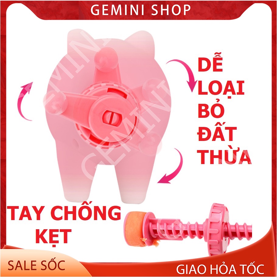 BỘ NẤU ĂN BẰNG ĐẤT NẶN DNNA, ĐỒ CHƠI LÀM MÓN ĂN TỪ ĐẤT NẶN CHO BÉ GEMINI SHOP