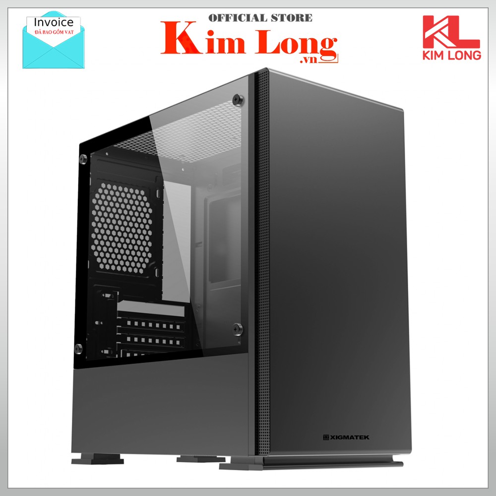  Vỏ máy tính M-ATX Case Xigmatek NYC - Mặt kính cường lực