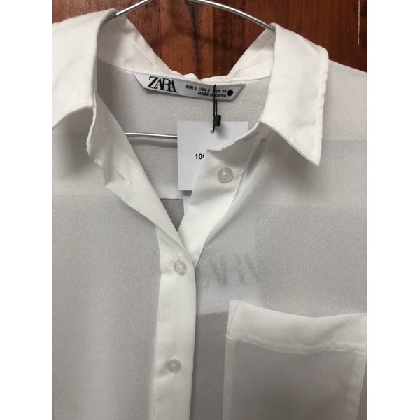 Áo trắng zara