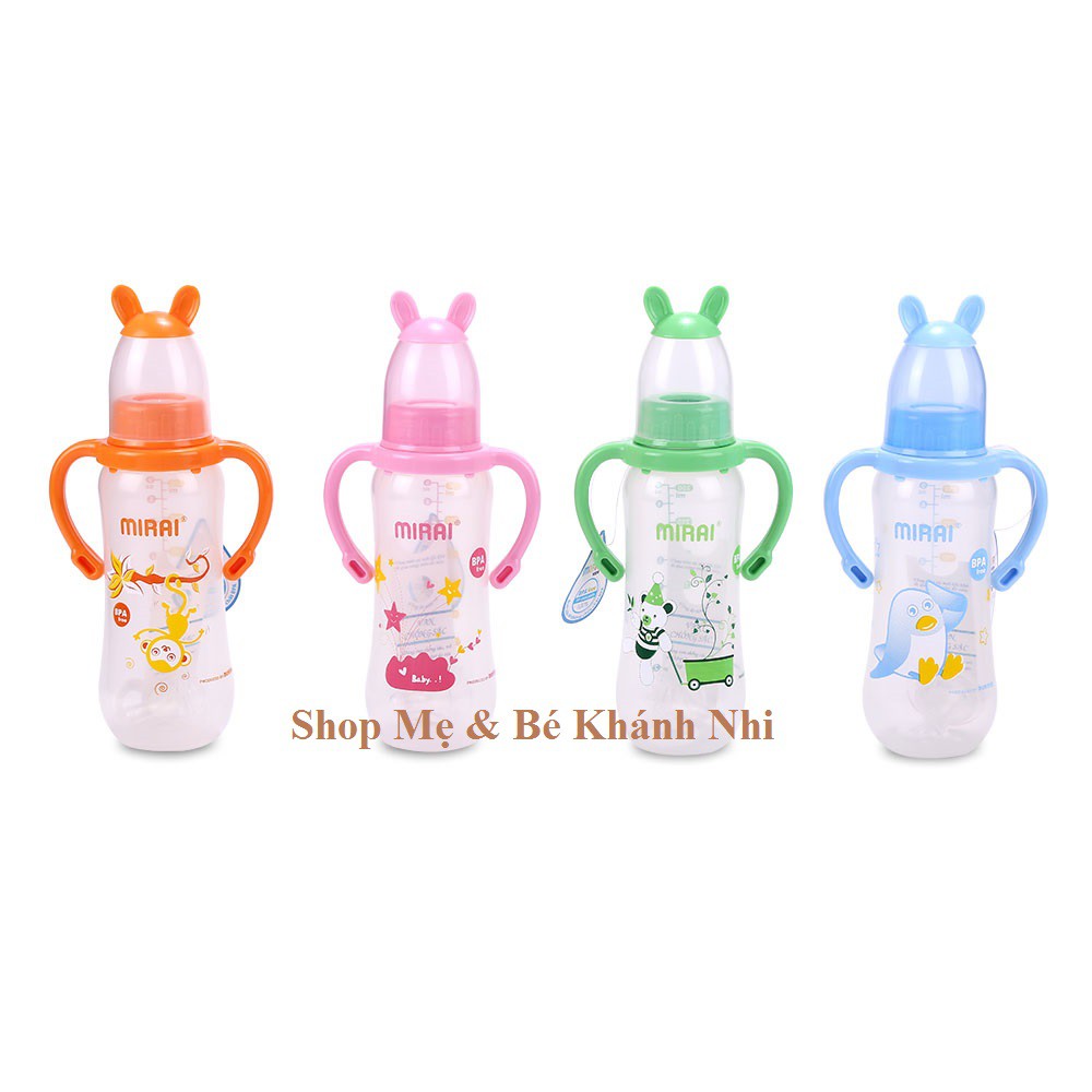 Bình Sữa Cổ Hẹp Tay Cầm Duy Tân 150ML 250ML  FREESHIP  Bình Sữa Duy Tân Cổ Hẹp Tay Cầm Cho Bé