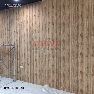 [Cao Cấp] Giấy Dán Tường Giả Gỗ Lụa Không Keo Khổ 53cm Cho Phòng Khách Phòng Ngủ, Spa, Quán Cafe, Nhà Hàng