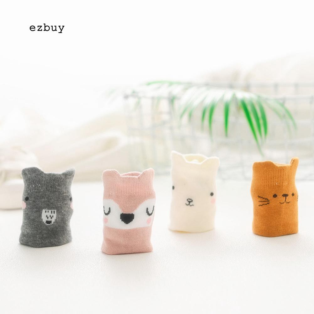 Vớ cotton cao cổ họa tiết động vật đáng yêu cho các bé