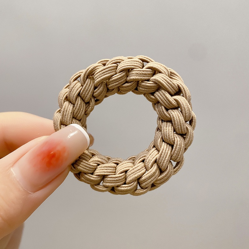 Dây Buộc Tóc Đuôi Ngựa Cao Su Co Giãn Tốt Phong Cách Mới Cho Nữ