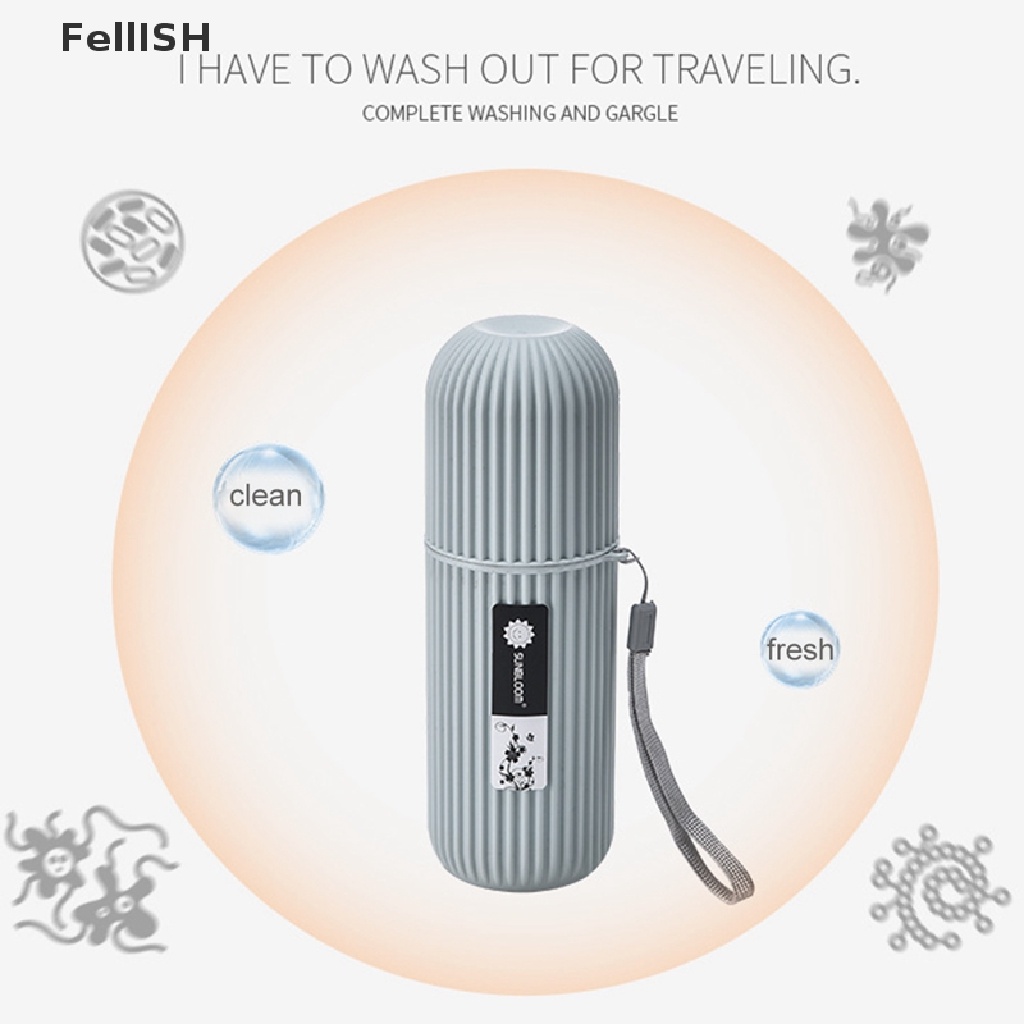 [Felli] Portable Toothpaste Toothbrush Protect Holder Case Travel Camping Storage Box 439br
