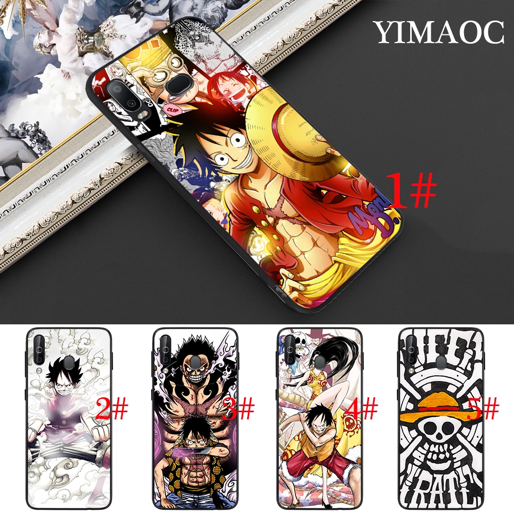 Ốp điện thoại mềm in hình Luffy One Piece cho Samsung Note 8 9 10 Plus A10S A20S A30S A40S A50S A70S