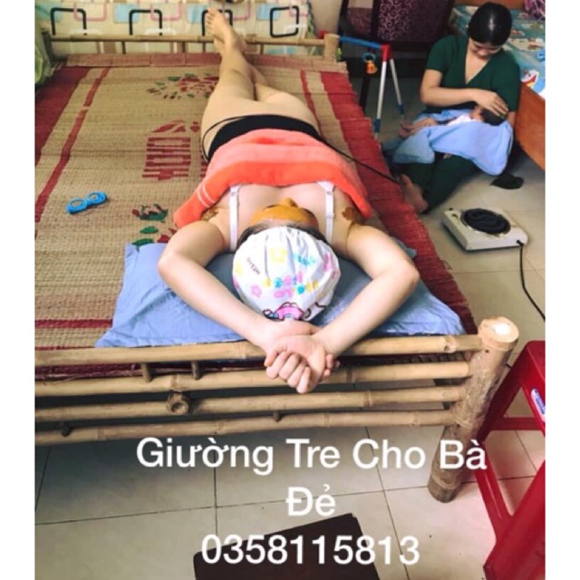 GIƯỜNG TRE BÀ ĐẺ - GHẾ XÔNG VÙNG KÍN