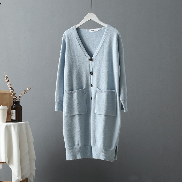 Áo Khoác Len Cardigan Nữ Dáng Dài Loại 1