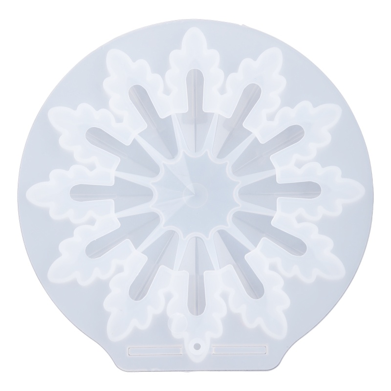 Sa Khuôn Silicone Hình Bông Tuyết 3D Làm Đồ Trang Trí Giáng Sinh DIY