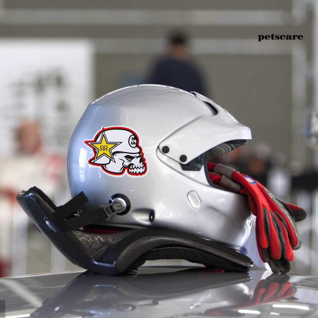 Bộ 10 Miếng Dán Trang Trí Mũ Bảo Hiểm Lb-Ws-567 Họa Tiết Phản Quang Độc Đáo