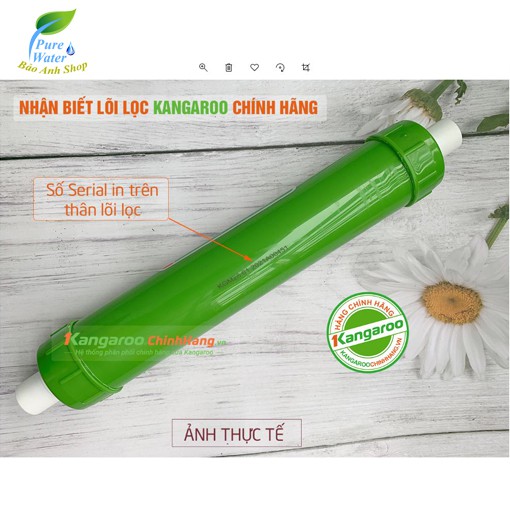 Lõi Lọc Nước Kangaroo Số 8 - Lõi Đá Maifan Cam Kết Chính Hãng, Đổi Trả Trong Vòng 7 Ngày ---  Lõi Lọc Kangaroo Maifan