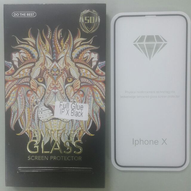 Kính cường lực 9D full keo iphone X