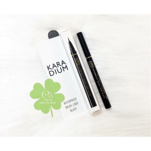 Kẻ mắt Karadium Waterproof Brush Liner (vỏ trắng) W91