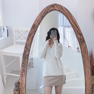 Áo len thừng cổ V