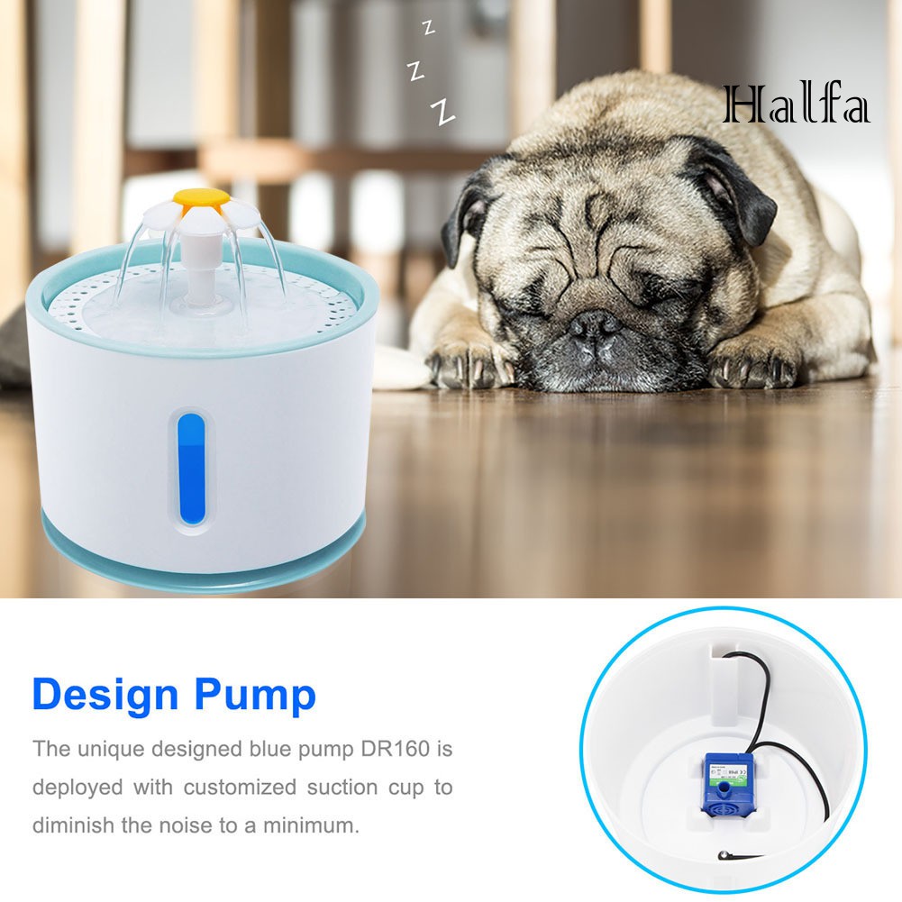 Bình Uống Nước Tự Động Cho Thú Cưng 2.4l