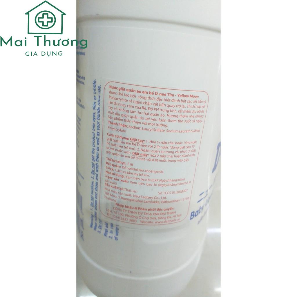 Nước Giặt Dnee Thái Lan Team Đại Thịnh 3000ml Và 1 Túi Rữa Bình Sữa 600ml