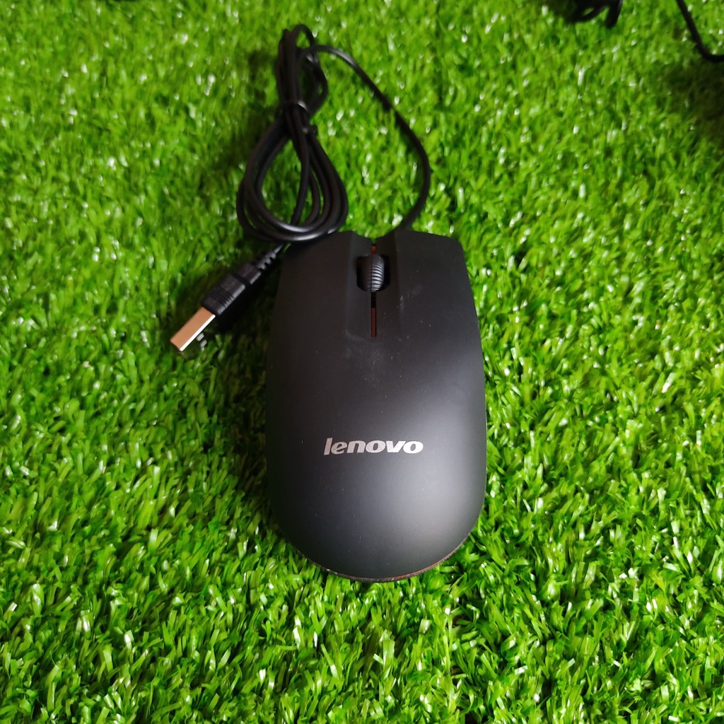 Combo hai sản phẩm chuột có dây Lenovo M20 và chuột có dây Genius DX-110
