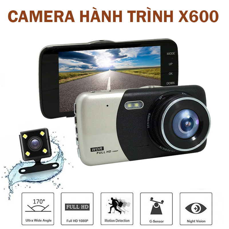 CAMERA HÀNH TRÌNH VIETMAP X600 -  ( Trước + Sau )- Sử Dụng Tiếng Việt Dễ Sử Dụng , Công Nghệ Full Hd1080 | BigBuy360 - bigbuy360.vn