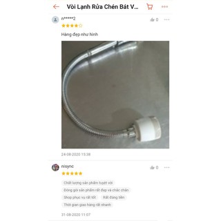 Vòi rửa chén inox Hàn Quốc Valencia