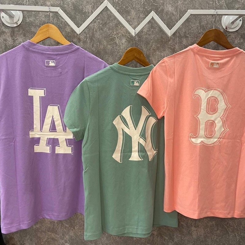 ÁO THUN MLB BASIC NY LA BOSTON - TEE MLB KOREA FULL TEM TAG