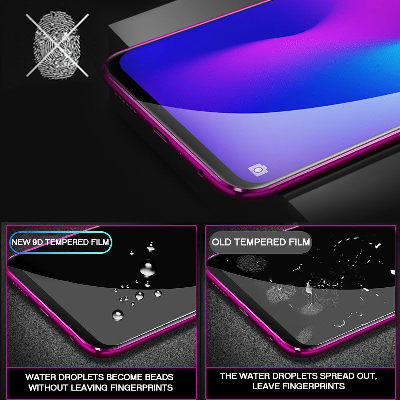Kính cường lực 9D bảo vệ toàn màn hình dành cho Iphone 12 Mini 11 Pro Xs Max X Xr 8 7 6 6s Plus Se 2020