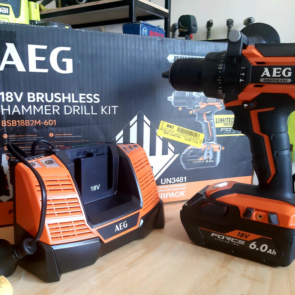 Bộ Máy Khoan Pin Brushless AEG