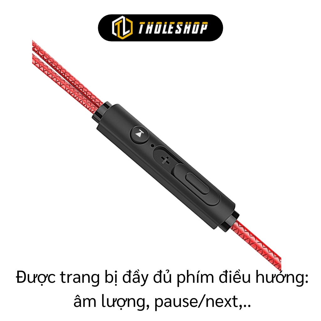 Tai Nghe Gaming - Tai Nghe Game Thủ Nhét Tai có Micro Gắn Rời, Hệ Thống Bass Mạnh Mẽ 6316