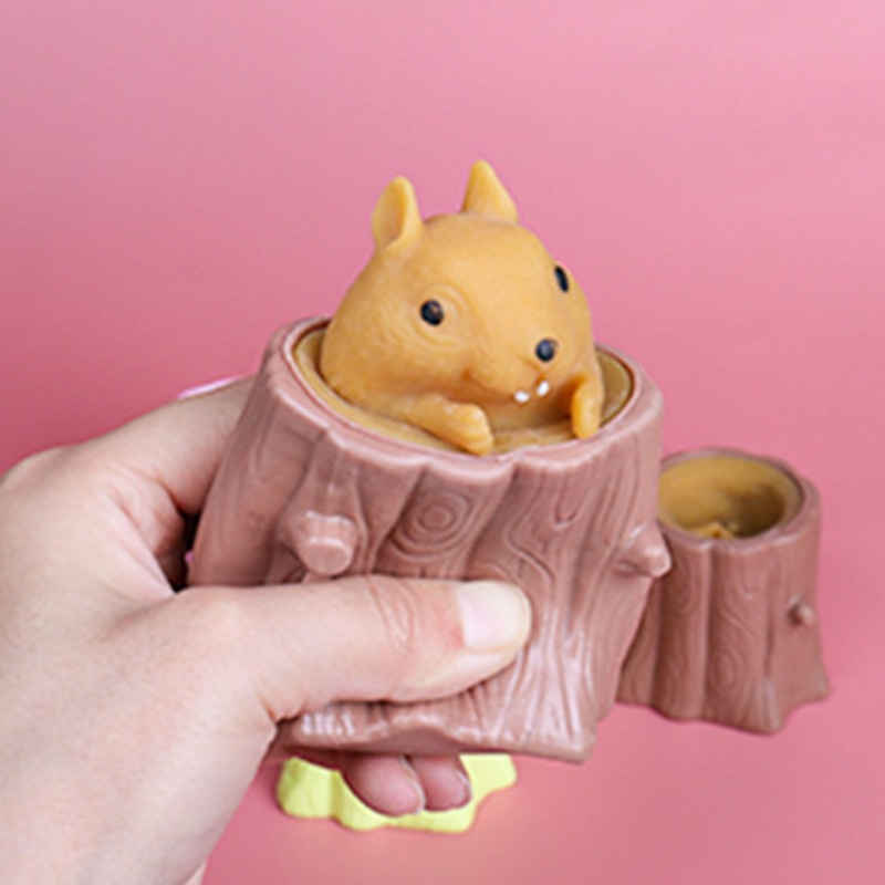 Đồ Chơi Bóp Giảm Căng Thẳng Hình Chú Sóc Dễ Thương Cho Bé