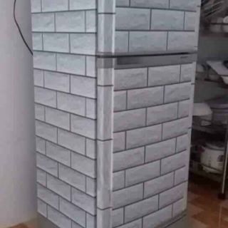 Giấy dán tường giả gạch xám 3D (1 cuộn 10m)