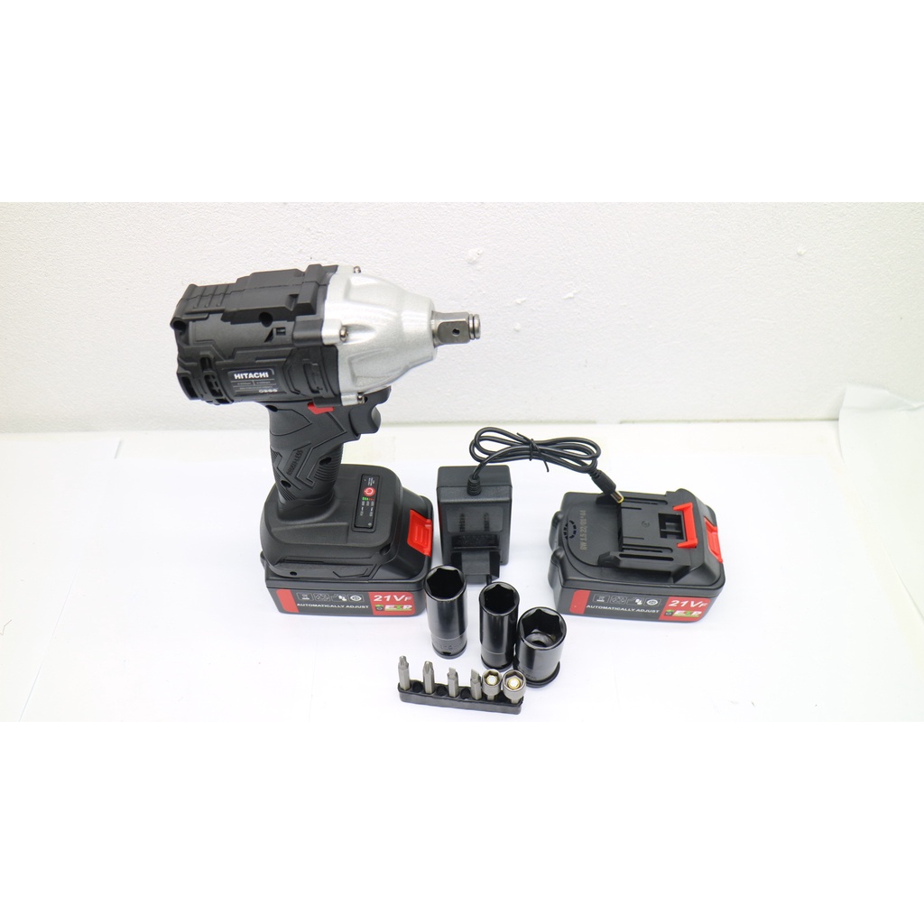[Máy 2 pin ] Máy Siết Bulong HITACHII 21Vf -3 Tốc Độ-Pin Khủng 10 Cell-Động Cơ Không Chổi Than