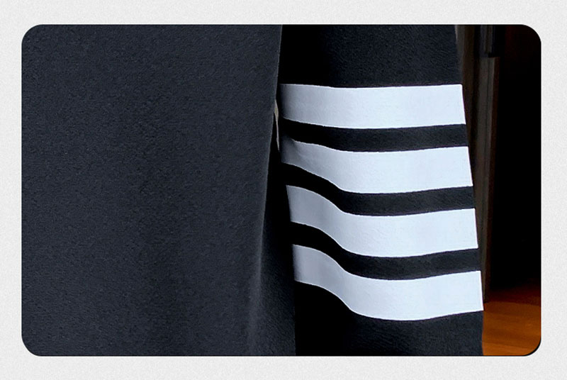 Áo nam cổ tròn tay dài họa tiết sọc size M - 4XL thời trang