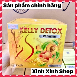 Trà đào kelly detox - hộp 15 gói