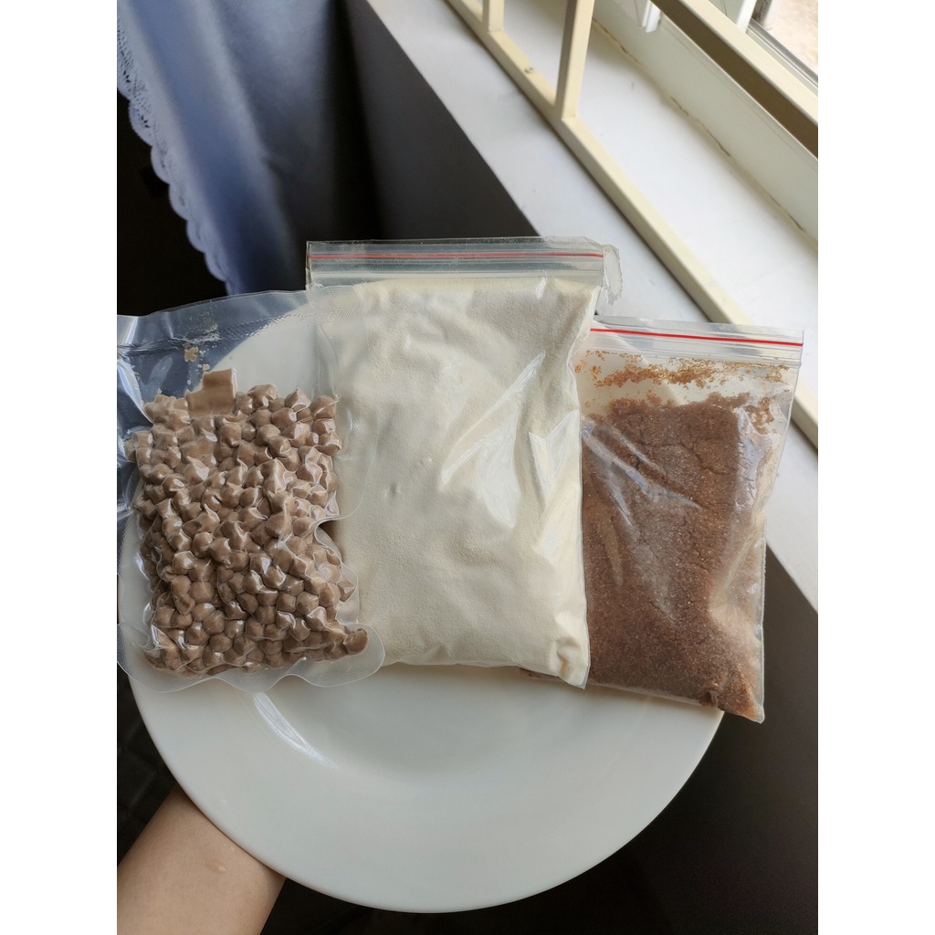 Set Sữa Tươi Trân Châu Đường đen 10-15 LY THE ALLEY - Bếp NHÀ MỘC