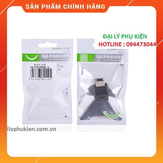 Đầu nối HDMI vuông góc 90 độ Ugreen 20110 (bẻ lên) dailyphukien