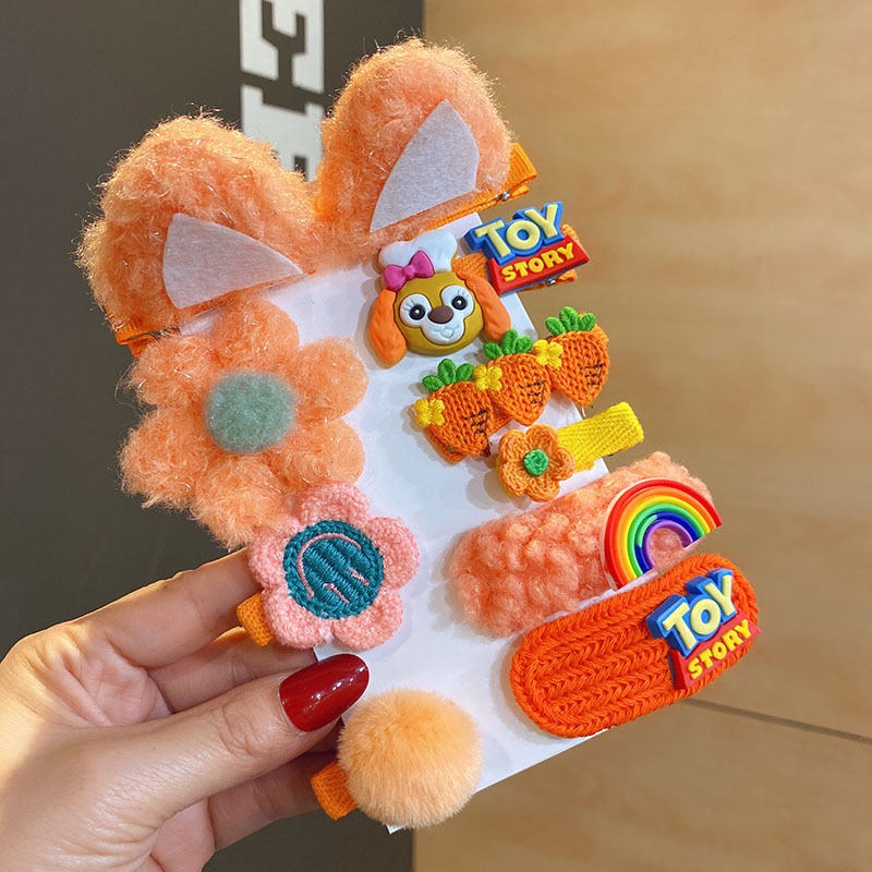 Set 10 Kẹp Tóc Kiểu Dáng Công Chúa Dễ Thương Cho Bé Gái