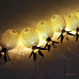 Dây Đèn Led Hình Quả Dứa Trang Trí Phòng