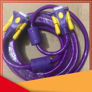 Dây vga 10m- 15m- 20m tím 3+9 chống nhiễu xịn