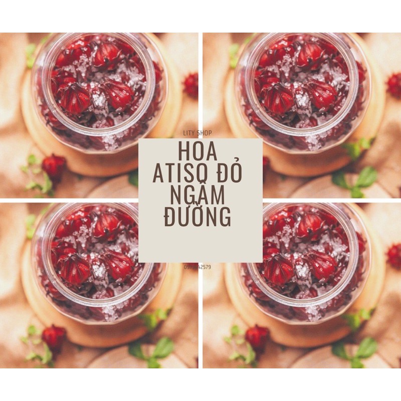 [Hủ 1kg2] Siro Atiso đỏ kèm đài hoa giòn giòn cực đã | BigBuy360 - bigbuy360.vn