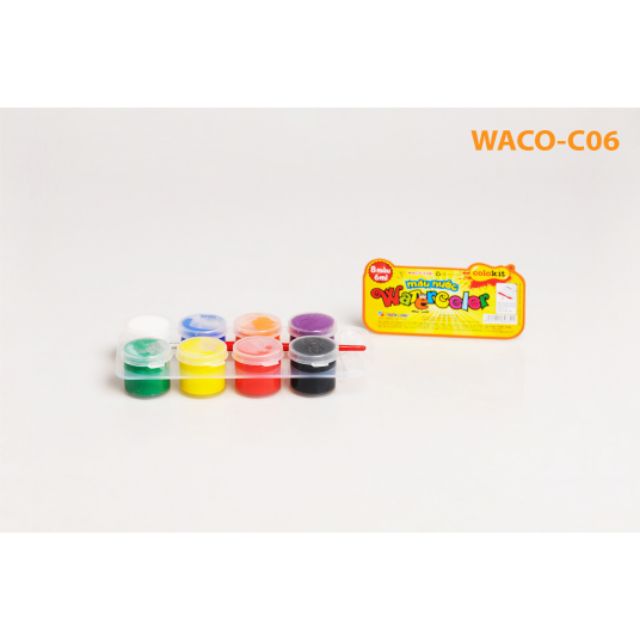 Màu nước WACO-C06 8 màu