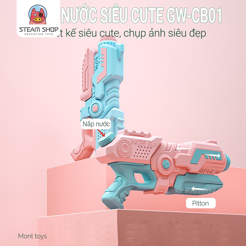 Súng Bắn Nước Nén Hơi Đồ Chơi Đi Biển Cỡ lớn, Siêu Xinh Siêu Dễ Thương GW-CB1