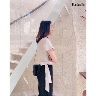 Quần suông basic E.studio màu đen, must-have-item