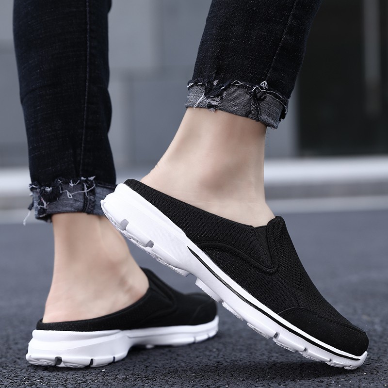 Dép Thể Thao Mùa Hè 2020 size Lớn 39~48 Dệt Thoáng Khí Siêu Nhẹ Cho Nam